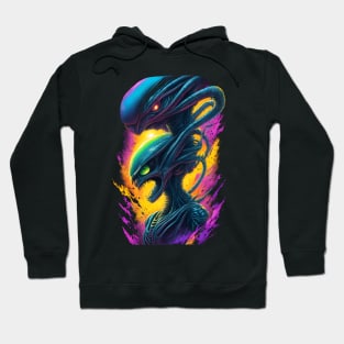 Dark Alien creature Hoodie